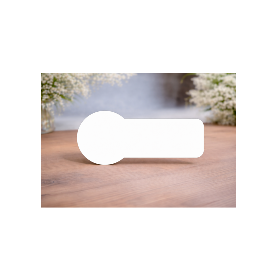 Yan Oval Süblimasyon Termoplast Yaka İsimlik